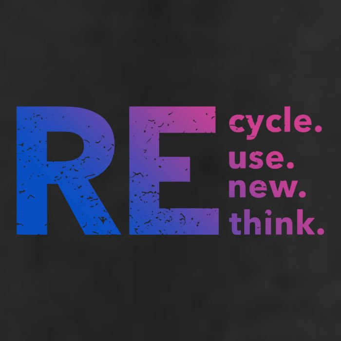 Recycle Use New Think Gift Golf Towel
