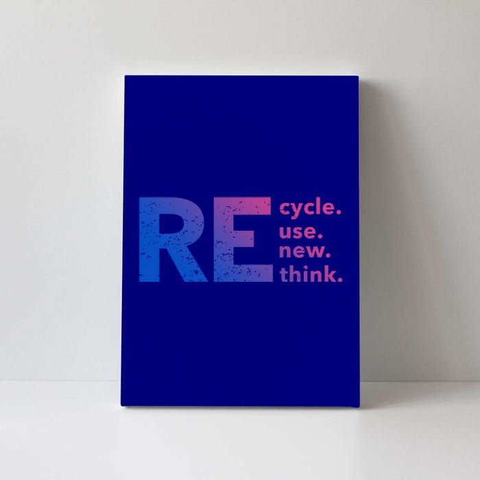 Recycle Use New Think Gift Canvas