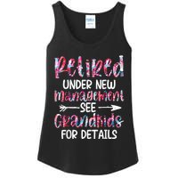 Retired Under New Management See Grandkids, Funny Retirement Ladies Essential Tank