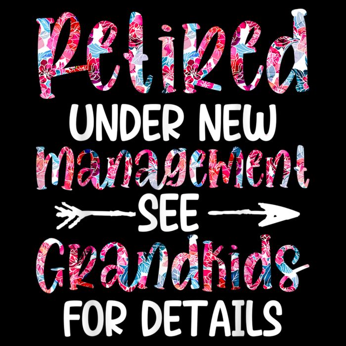 Retired Under New Management See Grandkids, Funny Retirement Zip Tote Bag