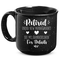 Retired Under New Management See Grandchildren For Details 15oz Campfire Ceramic Mug