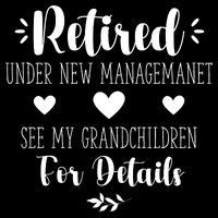 Retired Under New Management See Grandchildren For Details 16 in Basic Backpack