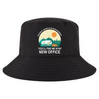 Retired Under New Management You'll Find Me In My New Office Cool Comfort Performance Bucket Hat