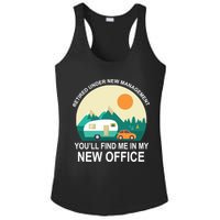 Retired Under New Management You'll Find Me In My New Office Ladies PosiCharge Competitor Racerback Tank