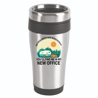 Retired Under New Management You'll Find Me In My New Office 16oz Travel Tumbler