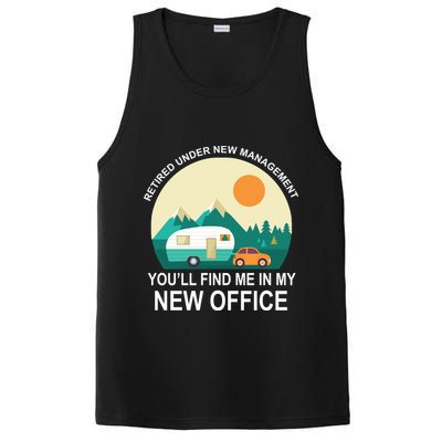 Retired Under New Management You'll Find Me In My New Office PosiCharge Competitor Tank