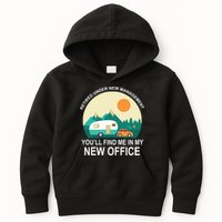 Retired Under New Management You'll Find Me In My New Office Kids Hoodie