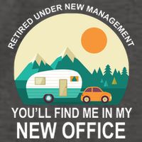 Retired Under New Management You'll Find Me In My New Office Vector Backpack