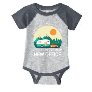 Retired Under New Management You'll Find Me In My New Office Infant Baby Jersey Bodysuit