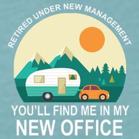 Retired Under New Management You'll Find Me In My New Office Sueded Cloud Jersey T-Shirt