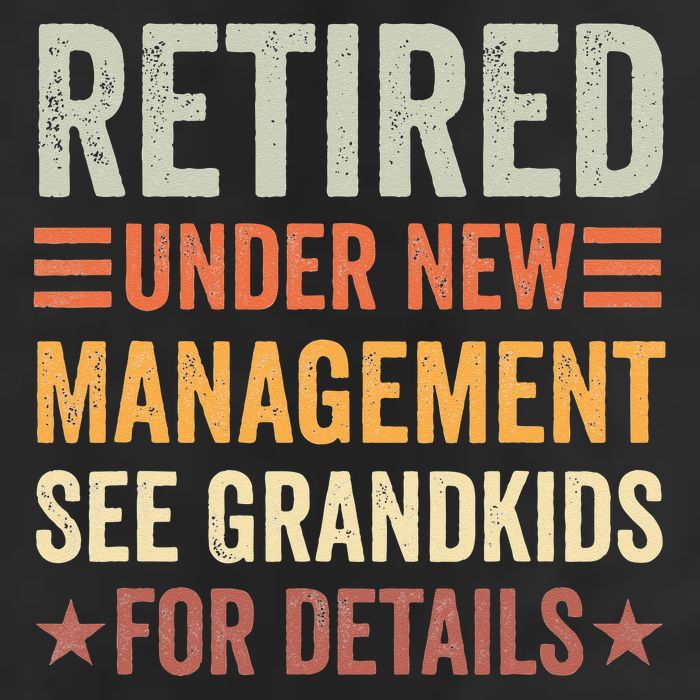 Retired Under New Management See Grandkids For Details Golf Towel