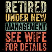 Retired Under New Management See Wife For Details Retirement Sustainable Bucket Hat