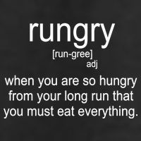 Rungry Definition Funny Cool Comfort Performance Bucket Hat