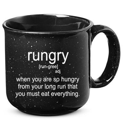 Rungry Definition Funny 15oz Campfire Ceramic Mug