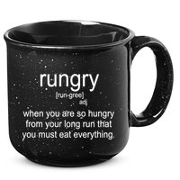 Rungry Definition Funny 15oz Campfire Ceramic Mug