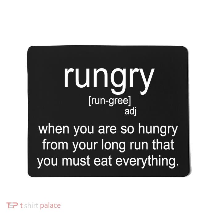 Rungry Definition Funny Mousepad