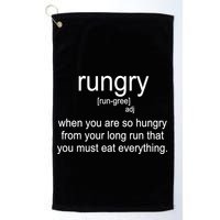Rungry Definition Funny Golf Towel