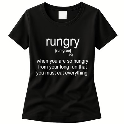 Rungry Definition Funny Womens T-Shirt