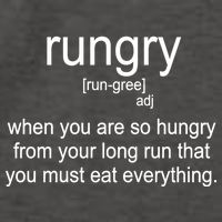 Rungry Definition Funny Vector Backpack