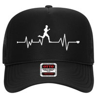 Runner Heartbeat Pulse Trucker Hat