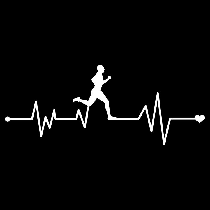 Runner Heartbeat Pulse Crop Top