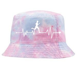 Runner Heartbeat Pulse Tie-Dyed Bucket Hat