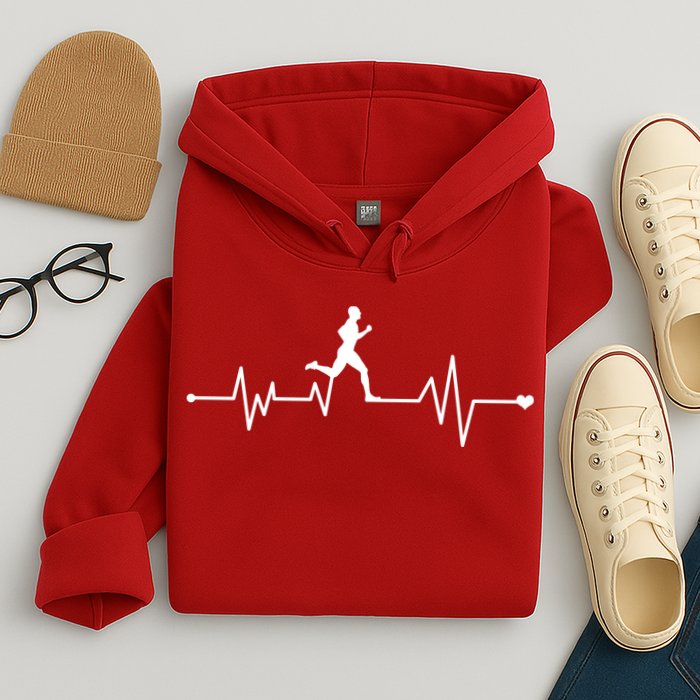 Runner Heartbeat Pulse Hoodie