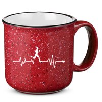 Runner Heartbeat Pulse 15oz Campfire Ceramic Mug
