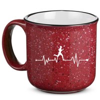 Runner Heartbeat Pulse 15oz Campfire Ceramic Mug