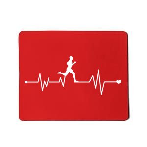 Runner Heartbeat Pulse Mousepad