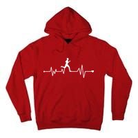 Runner Heartbeat Pulse Tall Hoodie