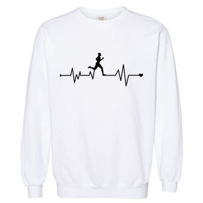 Runner Heartbeat Pulse Garment-Dyed Sweatshirt