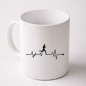 Runner Heartbeat Pulse Coffee Mug