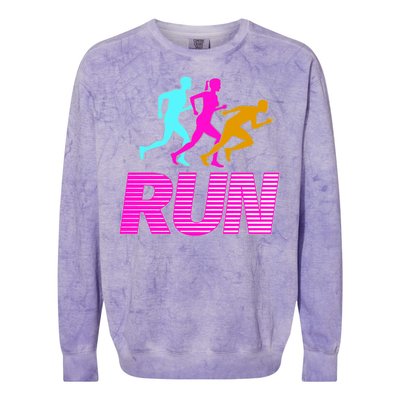 Runners Silhouette Colorblast Crewneck Sweatshirt