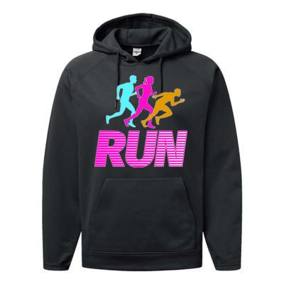 Runners Silhouette Performance Fleece Hoodie