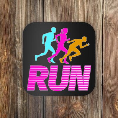 Runners Silhouette Coaster