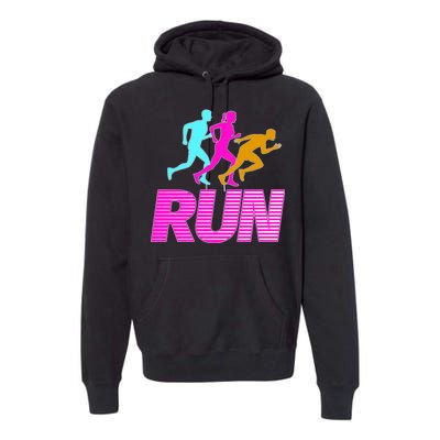 Runners Silhouette Premium Hoodie