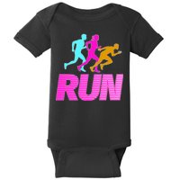 Runners Silhouette Baby Bodysuit