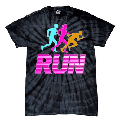 Runners Silhouette Tie-Dye T-Shirt