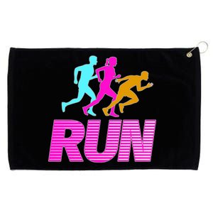 Runners Silhouette Grommeted Golf Towel