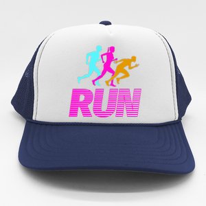 Runners Silhouette Trucker Hat