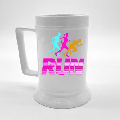 Runners Silhouette Beer Stein