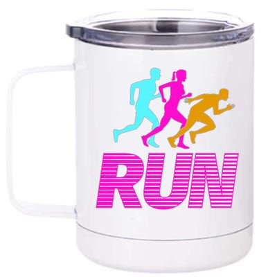 Runners Silhouette 12 oz Stainless Steel Tumbler Cup