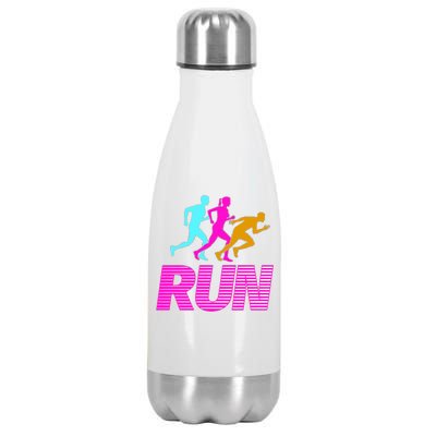 Runners Silhouette Stainless Steel Insulated Water Bottle