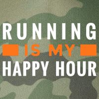 Running Is My Happy Hour Legacy Tie Dye Trucker Hat
