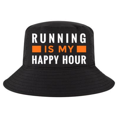 Running Is My Happy Hour Cool Comfort Performance Bucket Hat
