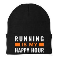 Running Is My Happy Hour Beanie