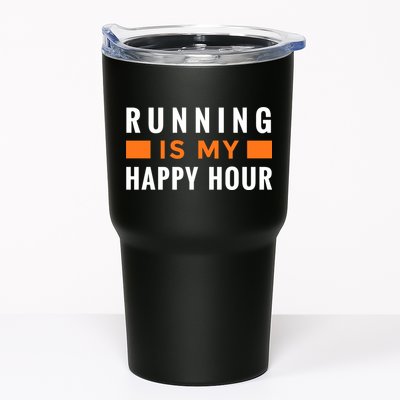 Running Is My Happy Hour Tumbler