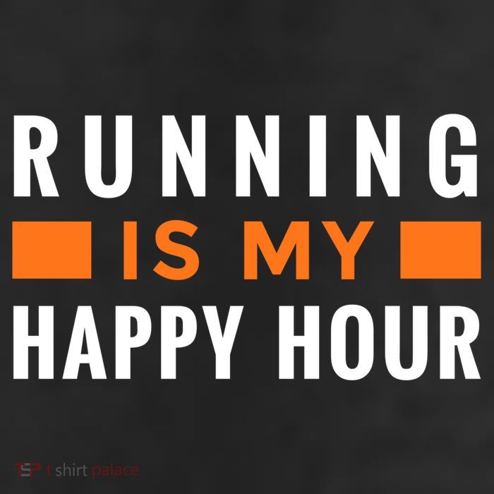 Running Is My Happy Hour 25L Jumbo Tote