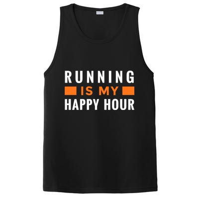 Running Is My Happy Hour PosiCharge Competitor Tank